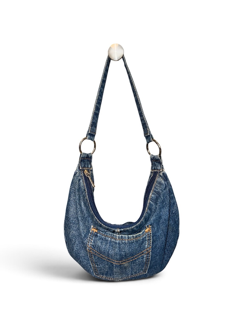 Limited Too Denim Hobo Shoulder Bag in Blue